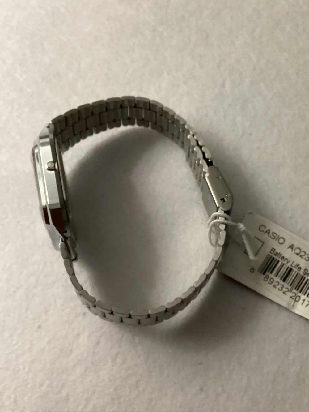 Casio Vintage Collection Unisex Analog Digital Stainless Steel Watch 29.8mm